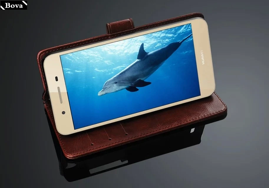Чехол для Huawei GR3 с отделением карт чехол кожаный телефона Ультратонкий кошелек