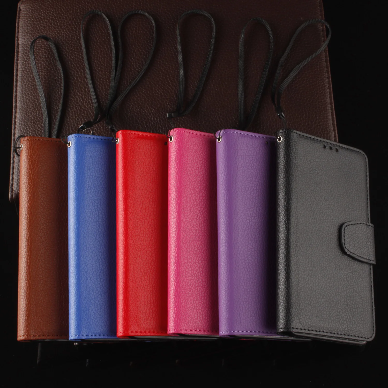 Чехол-книжка из искусственной кожи высокого качества в стиле ретро с откидной