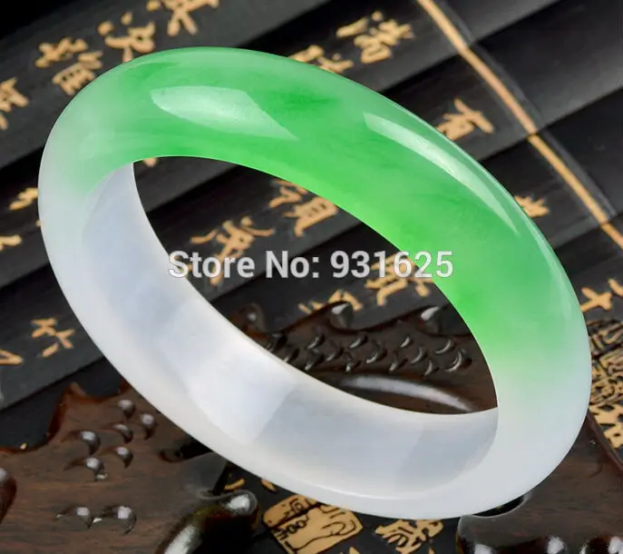 Красивый белый зеленый Натуральный камень браслет Lucky Модные украшения женщины