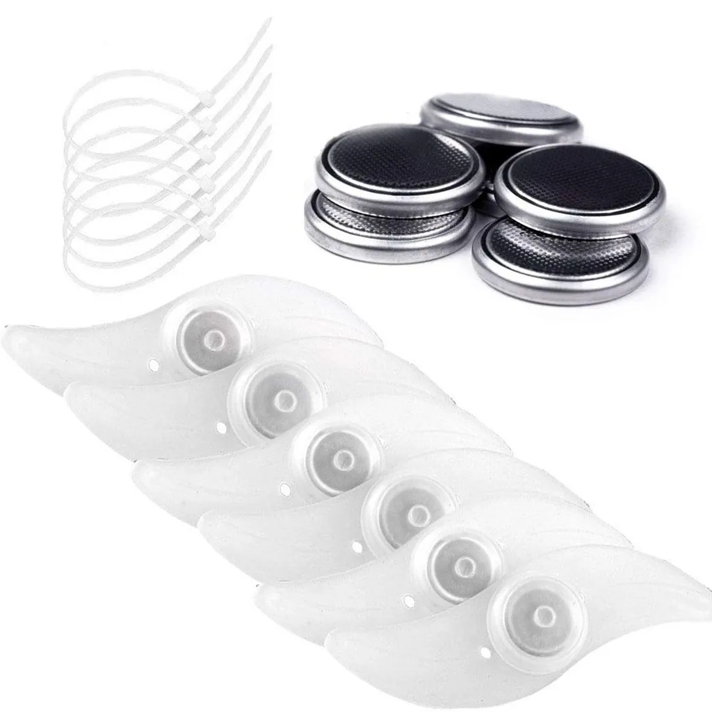 6 шт. ночные огни для езды на велосипеде велосипед велосипедные колесные шины