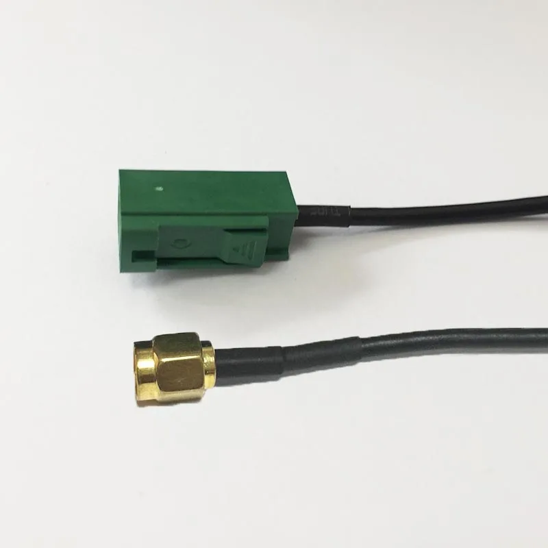 Автомобильный тв Удлинитель SMA штекер для Fakra E женский RF кабель RG174 20 см 8 дюймов