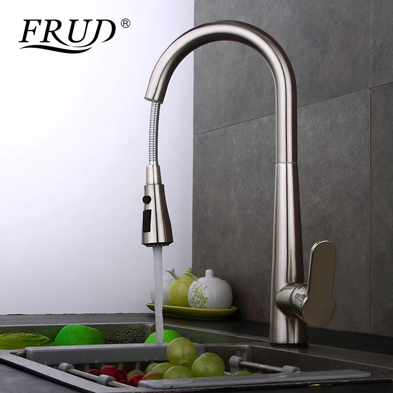 FRUD высококачественные кухонные краны для раковины смесители с одной ручкой