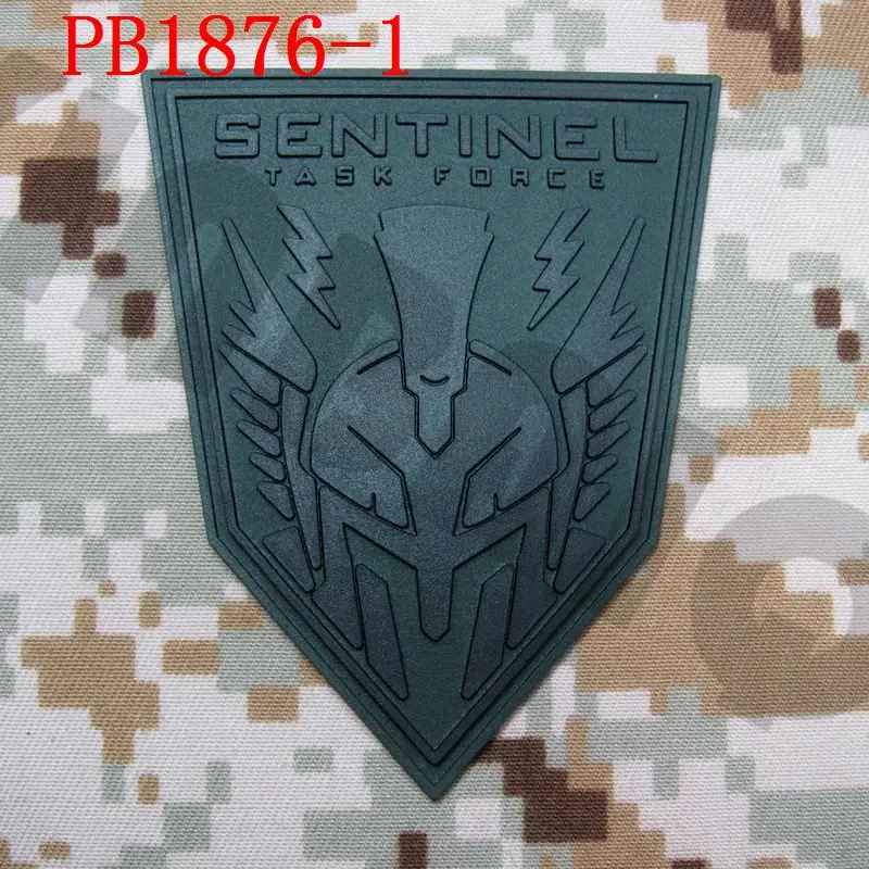 PB1876 Green 3D ПВХ патч Advanced Warfare Сентинел TASK FORCE - Цвет: PB1876 Green