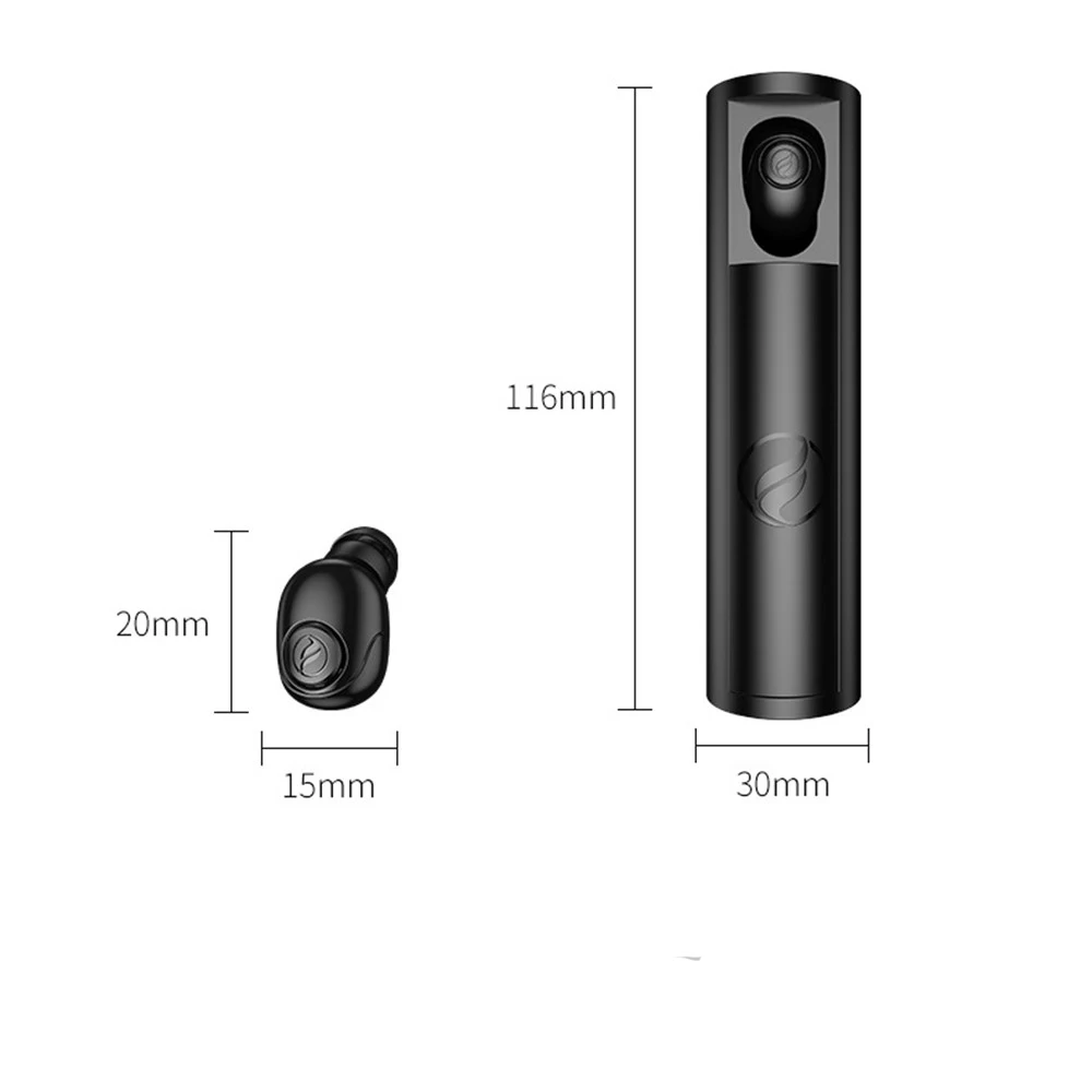 X9 беспроводной мини невидимый Bluetooth наушники стерео Бас 2800 мАч зарядки box