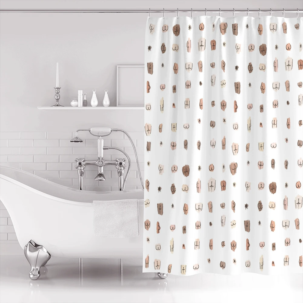 Сверхдлинные тканевые занавески для ванной и душа декоративные наборы с