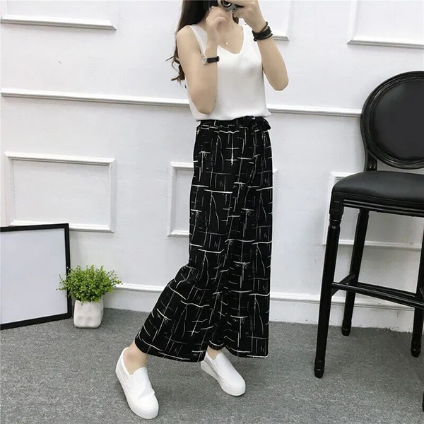 Брюки VN 68 женские широкие с высокой талией | Женская одежда