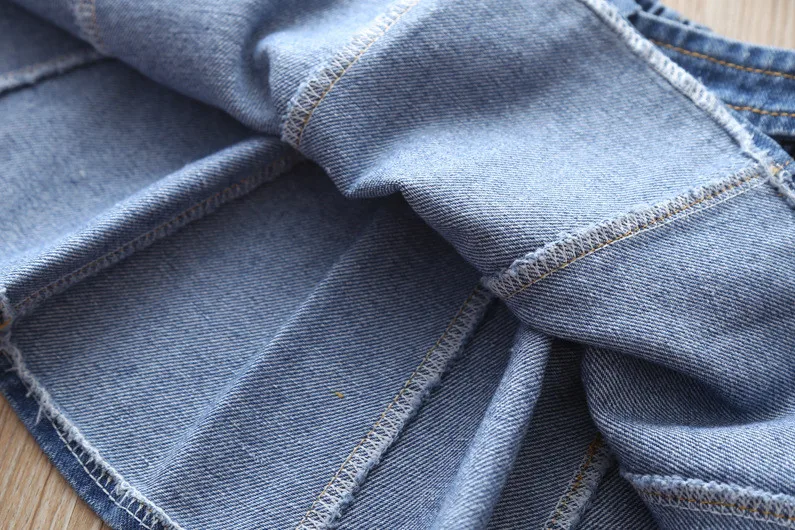 Джинсовые юбки для маленьких девочек Новинка 2019 года модные летние детские