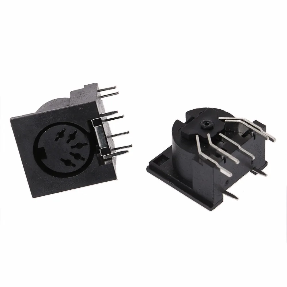 10 Pcs/Set PCB Panel Mount Female Connector DIN5 DIN 5-Pin Jack DS-5-01 Connectors | Обустройство дома