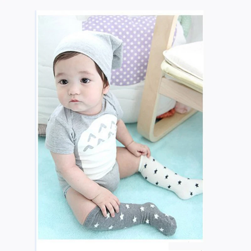 Хлопковые носки для малышей на весну и осень новорожденных девочек детские до