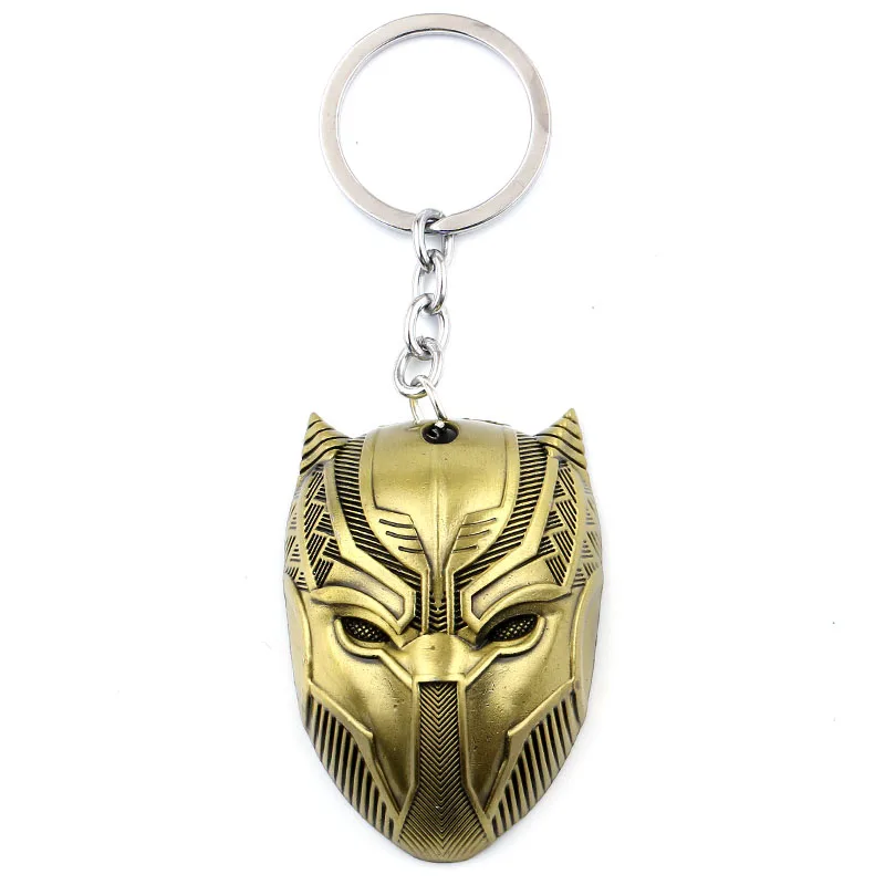 Black Panther 1 Mar Universe, серия Мстителей, брелок Бесконечная война, модные брелки супергероев для женщин и мужчин, ювелирные изделия, брелок - Цвет: Black Panther 1