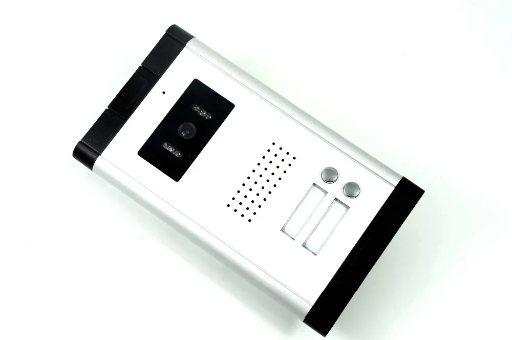 

YobangSecurity White 7 Inches Color Wired Video Doorbell Door Chime,Rainproof Door Phone For 2 Units Villa Apartment Intercom