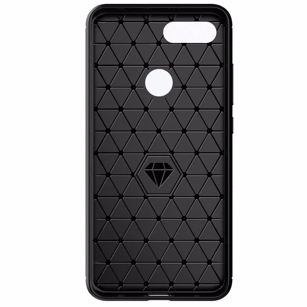 Чехол для Xiaomi Mi 8 Lite роскошный Силиконовый противоударный чехол из углеродного
