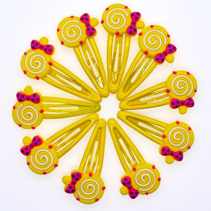 

Kids Girls Birthday Gift 10 Pcs Cute Girls Hairpins Candy Lollipop Children Hair Accessories Headwear Hair clips