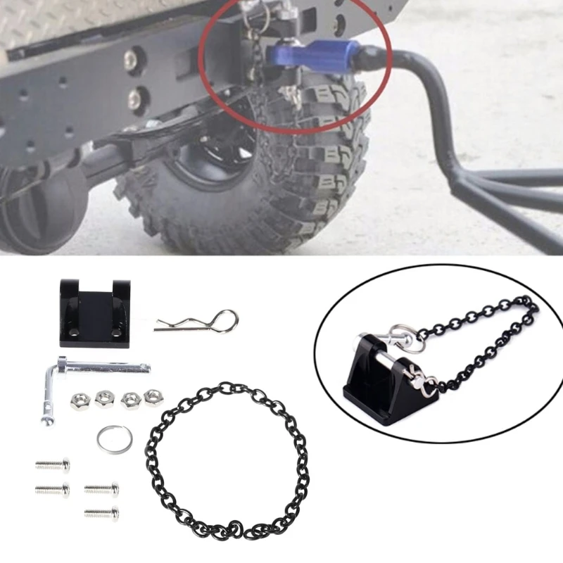 1:10 RC Rock Crawler металлическая буксировочная Скоба крюк прицепа для Axial SCX10 90046