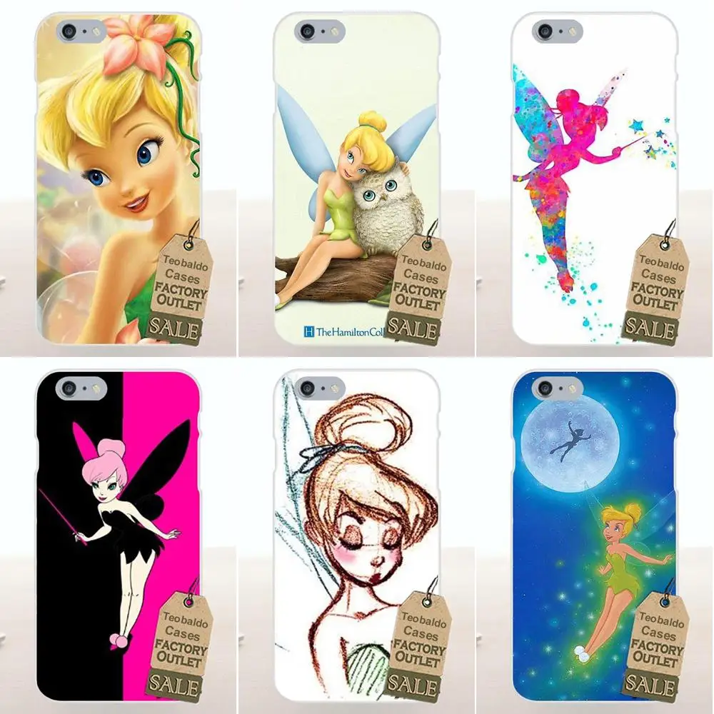 Tpwxnx Love Tinkerbell Сказочный Колокольчик для Apple iPhone X 4 4S 5 5C SE 6 6S 7 8 Plus LG G4 G5 G6 K4 K7 K8