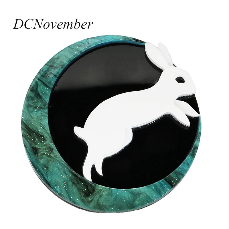 Банни Акриловые Броши кролик ручной работы 3 вида цветов брошь на шпильке для