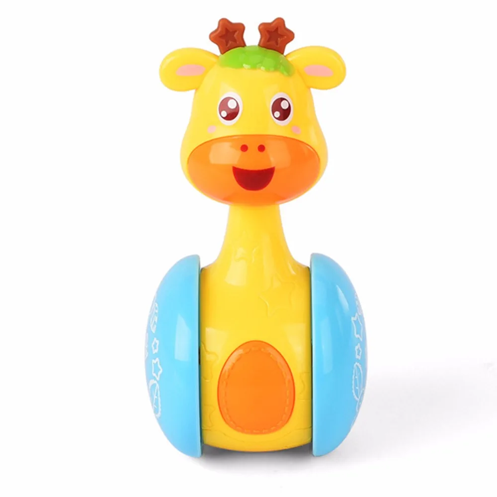 Детские погремушки с жирафом кукла-неваляшка детские игрушки сладкий
