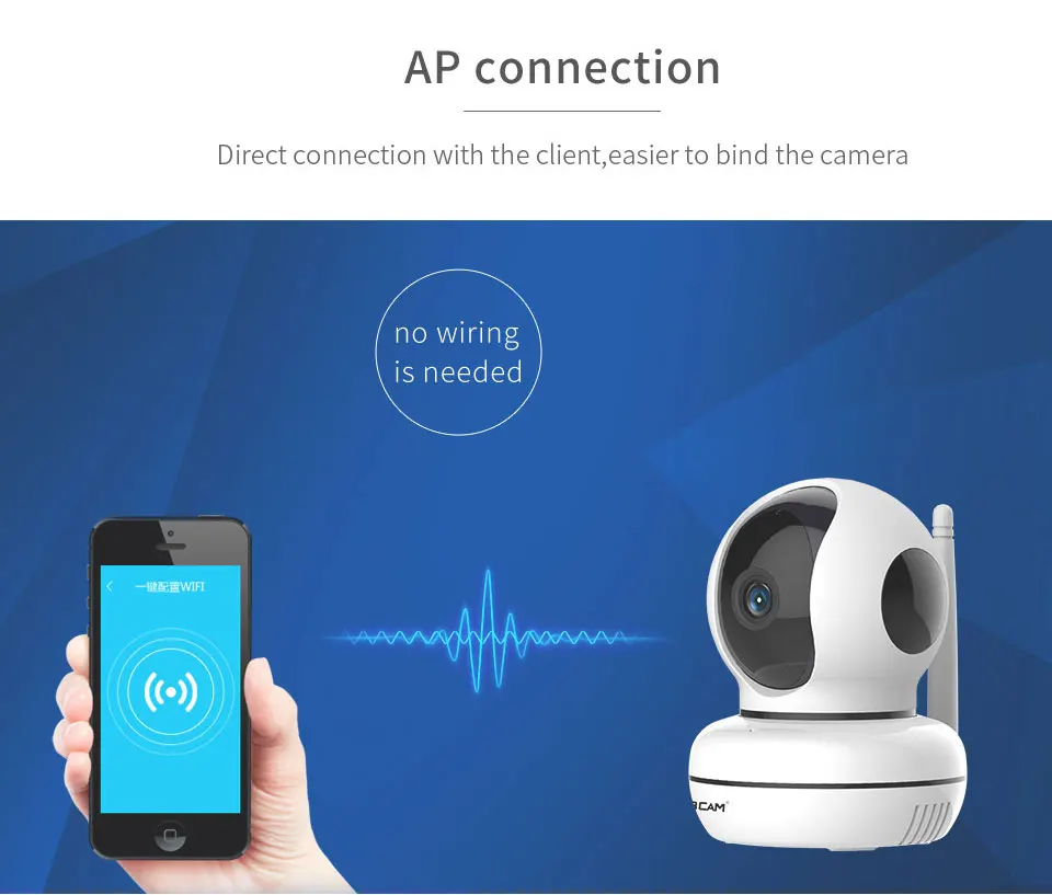 VStarcam новейший 1080P Full HD Беспроводная ip-камера видеонаблюдения Wi-fi домашняя камера видеонаблюдения Система безопасности PTZ-камера для дома