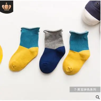 AJLONGER 3 шт./лот новые детские носки летние тонкие удобный дышащий хлопок модные детские носочки для малышей - Цвет: Зеленый