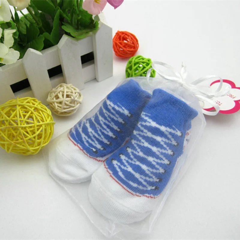 Хит продаж 2016 новые милые носки для детей теплые хлопковые новорожденных 0-12