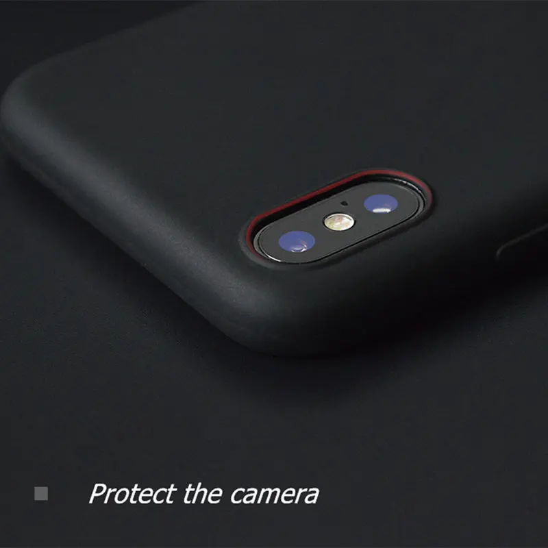 ТПУ Силиконовые Чехлы цвет для iPhone X/8/7 Plus Высокое качество силиконовый матовый