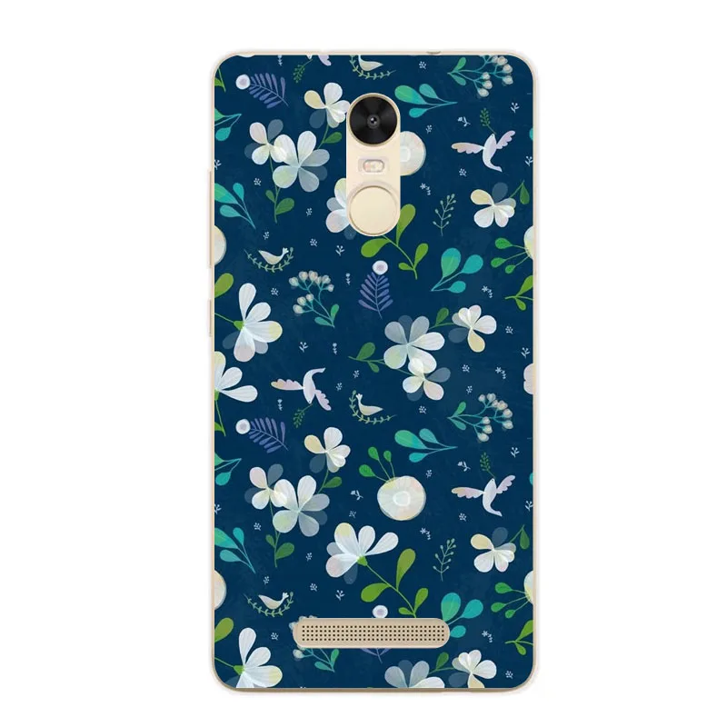 xiaomi redmi note 3 pro Case Silicon beautiful flowers 3D relief Soft TPU Back Cover for Transparent Phone Bags |