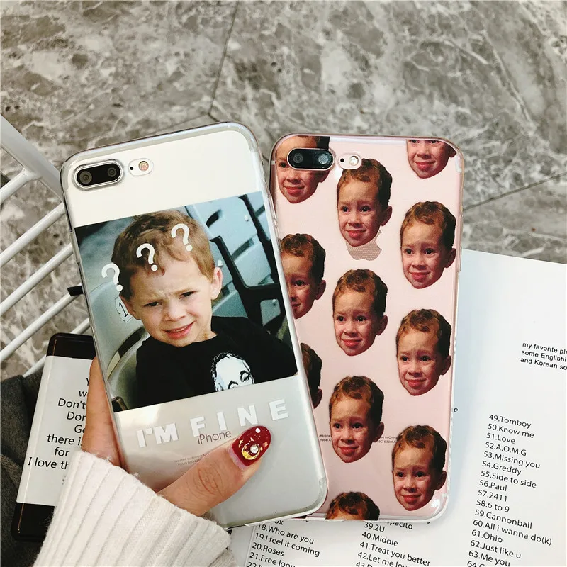 Детский блестящий чехол для Iphone 6 6plus 8 Plus X 7 чехлы телефонов мягкий plus забавный