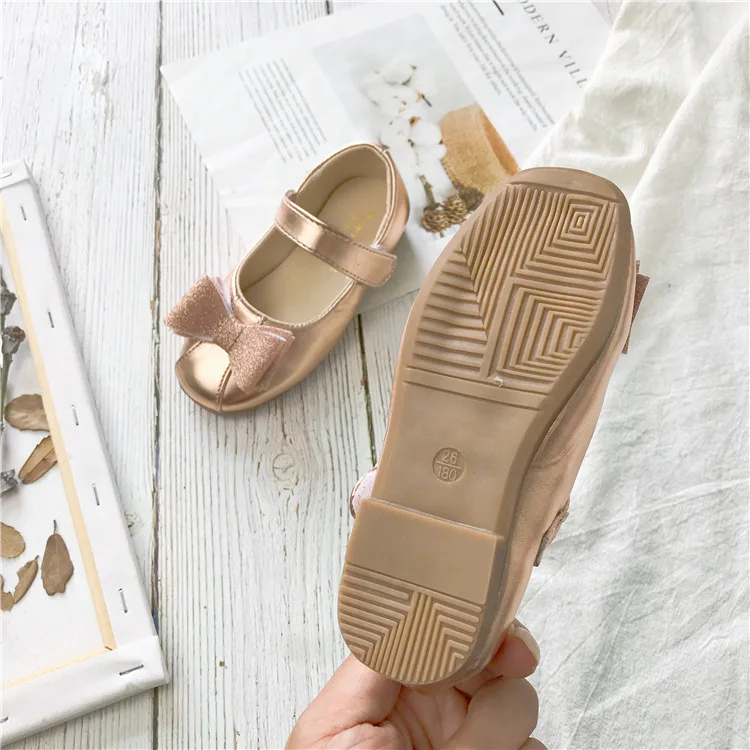 cute baby Girl Leather Shoes New Summer autumn Children Soft sole Fashion Single Shoes Little toddler Girl Princess Shoes