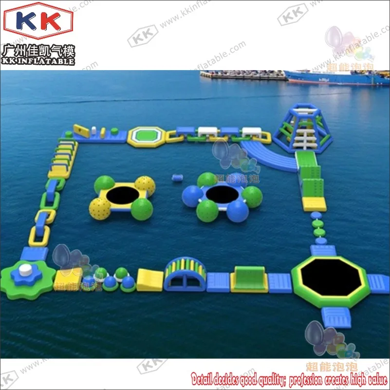 Надувной плавающий аквапарк игрушки для пляжа морской воды|water obstacles|inflatable water