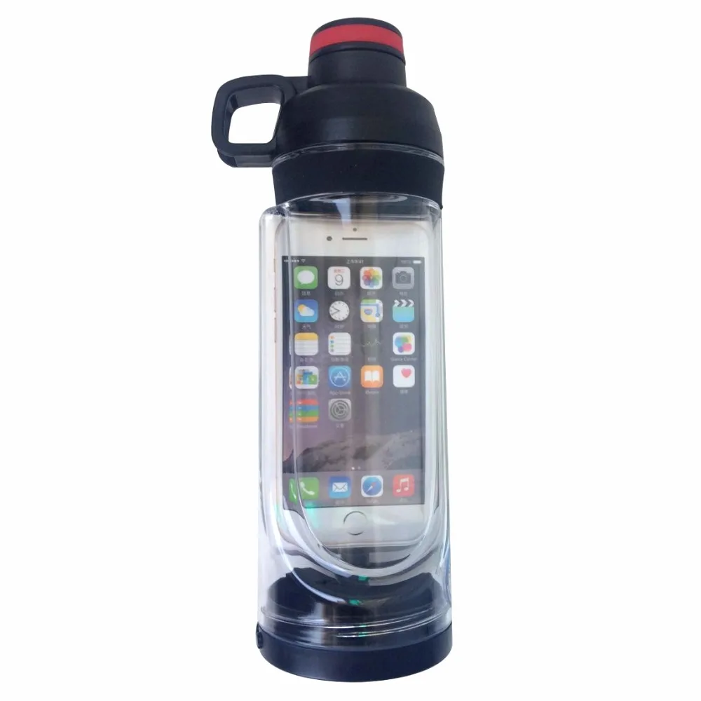 Iphone 6/6 s/7/7 s/6 Plus/7 Plus умная Спортивная бутылка для воды. 4L iBottle водонепроницаемый органайзер для хранения вызова музыки доступен для плавания йоги