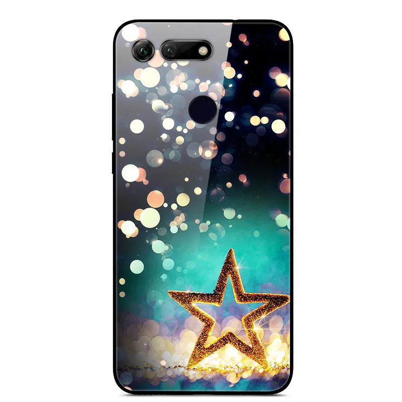 44 Чехол из закаленного стекла для huawei Honor View 20, чехол для huawei Honor 20 lite Honor 20 Pro View 20 - Цвет: 44