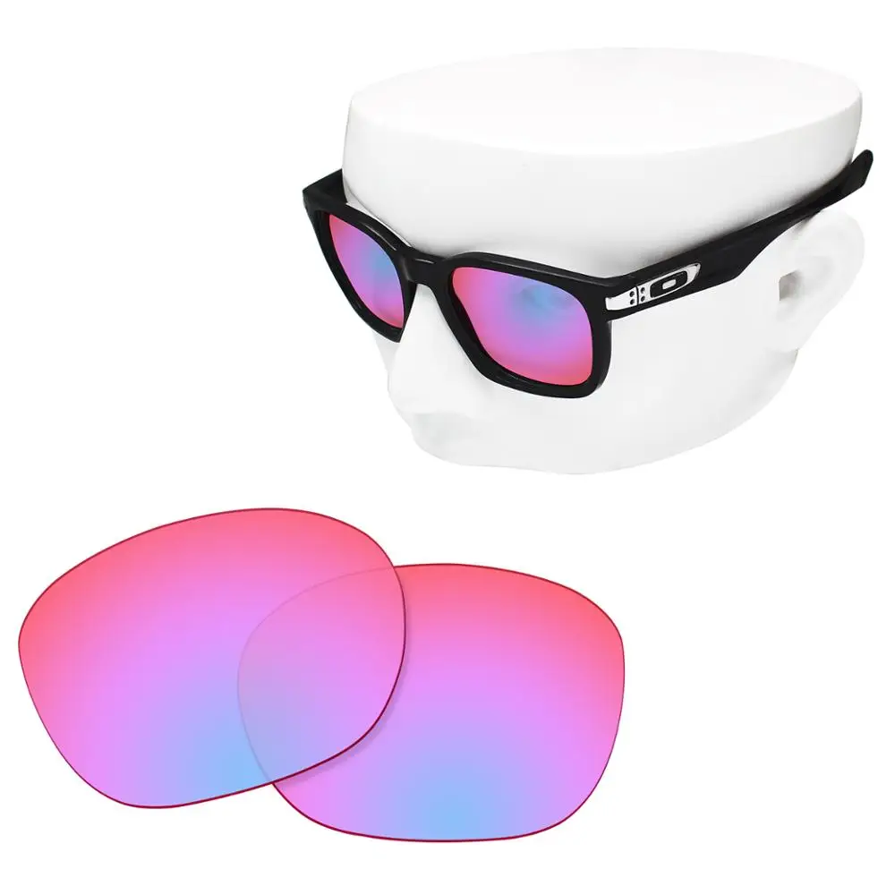 Поляризованные Сменные линзы OOWLIT кобальтового розового цвета для очков Oakley Garage Rock OO9175