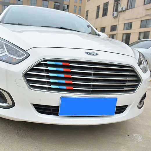 Автомобильная наклейка на решетку радиатора для Ford Focus Mondeo 15 18 цветная трехмерная