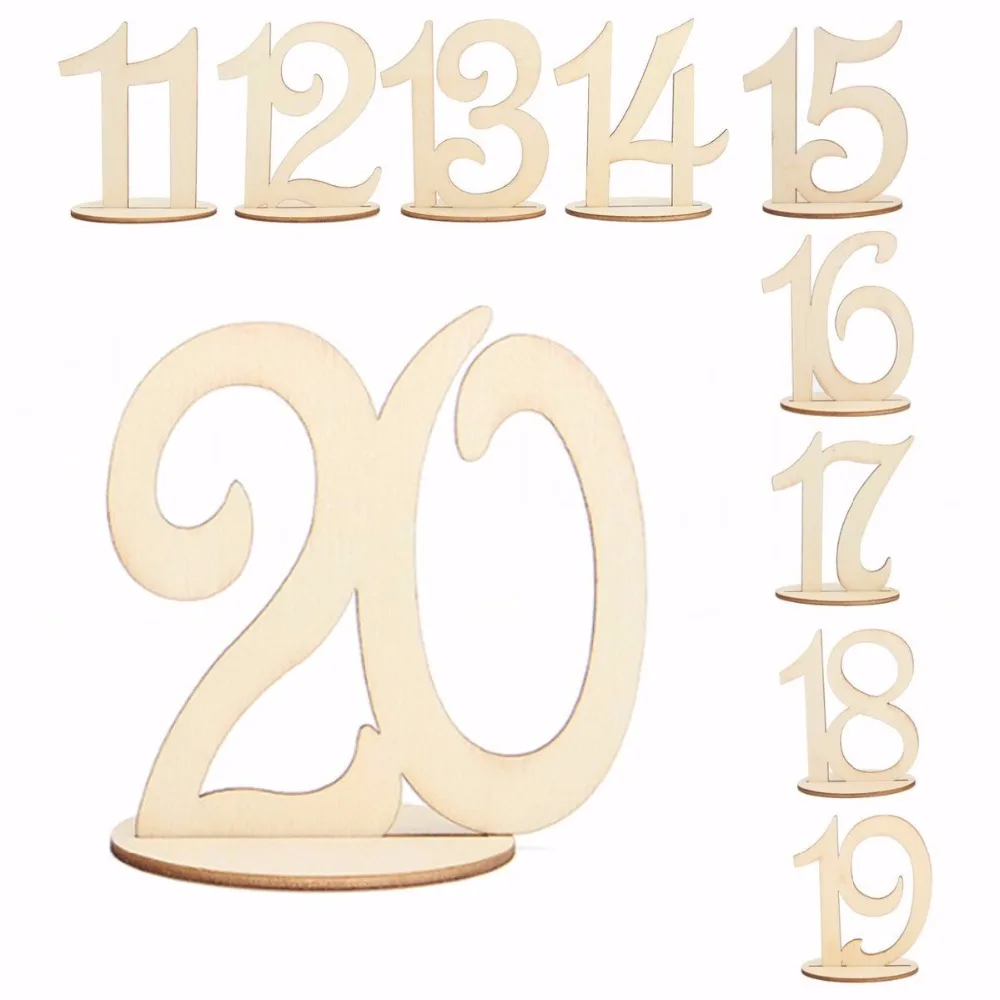 1-10/11-20/21-30/31-40 номер свадебного стола держатель партии День рождения тег украшение