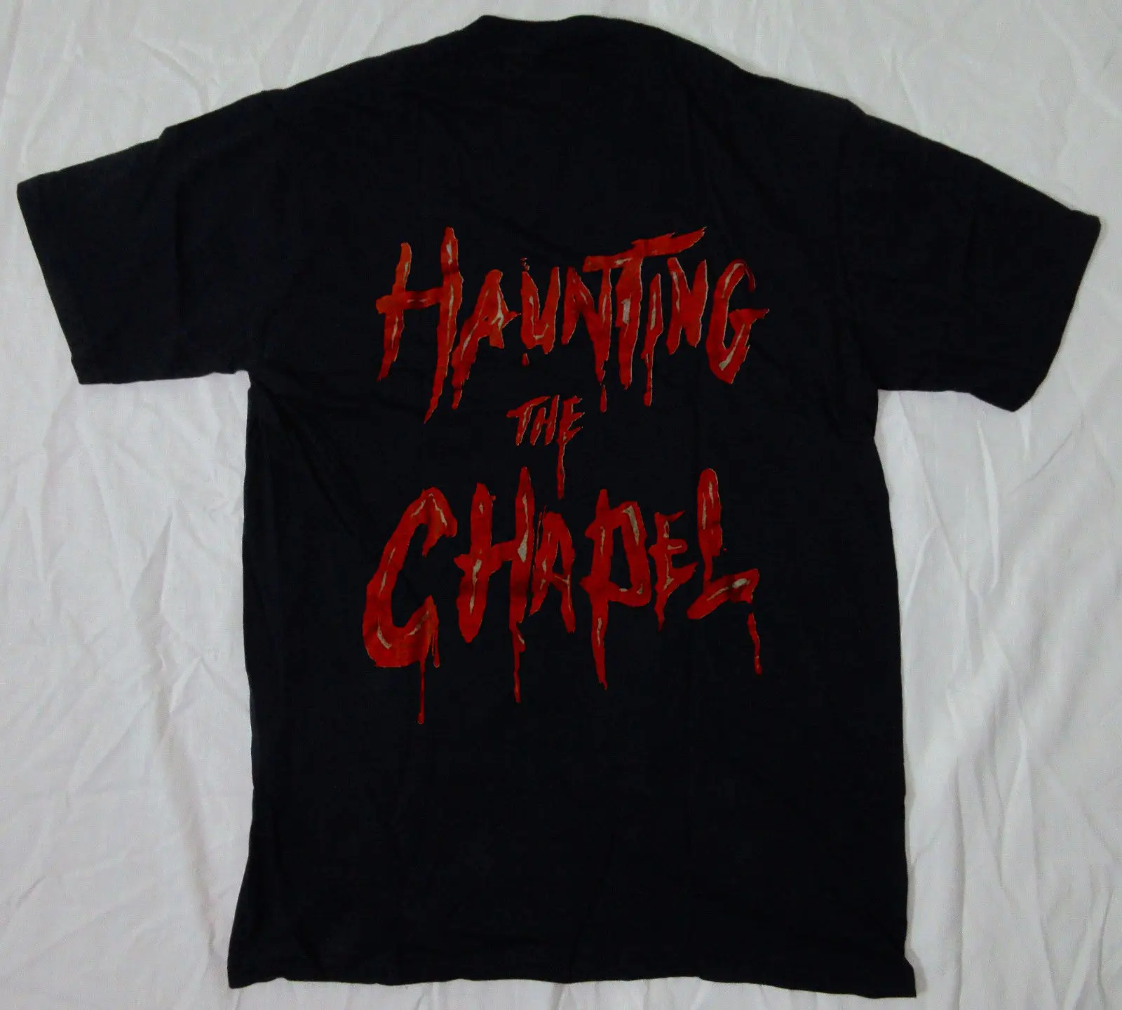 Slayer 1986 Haunting the Chapel винтажная рубашка vtg concert tour venom reprint 100% хлопок футболки