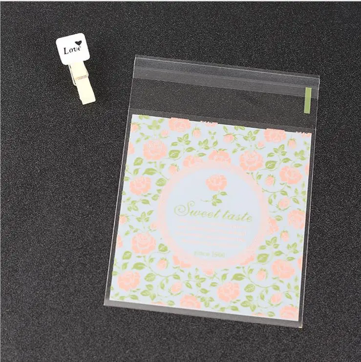 

100pcs/lot Wedding Candy Bags Cookie Biscuit Bag Cake Decorating Tools Party Supplies 10*10cm