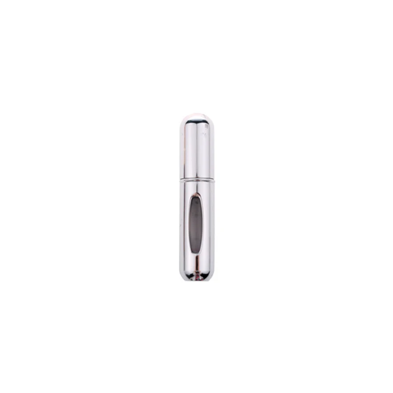 Bright Silver Нижняя металлическая оболочка 5 мл Духи флакон-капельница переносные пробные бутылки матовые парфюмерные флаконы масляные бутылки - Цвет: Bright Silver