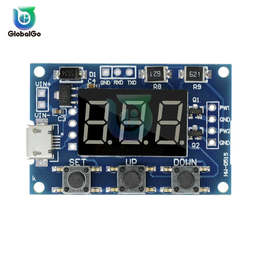 Микро-usb Цифровой Регулируемый PWM импульсный генератор частоты сигнала плата