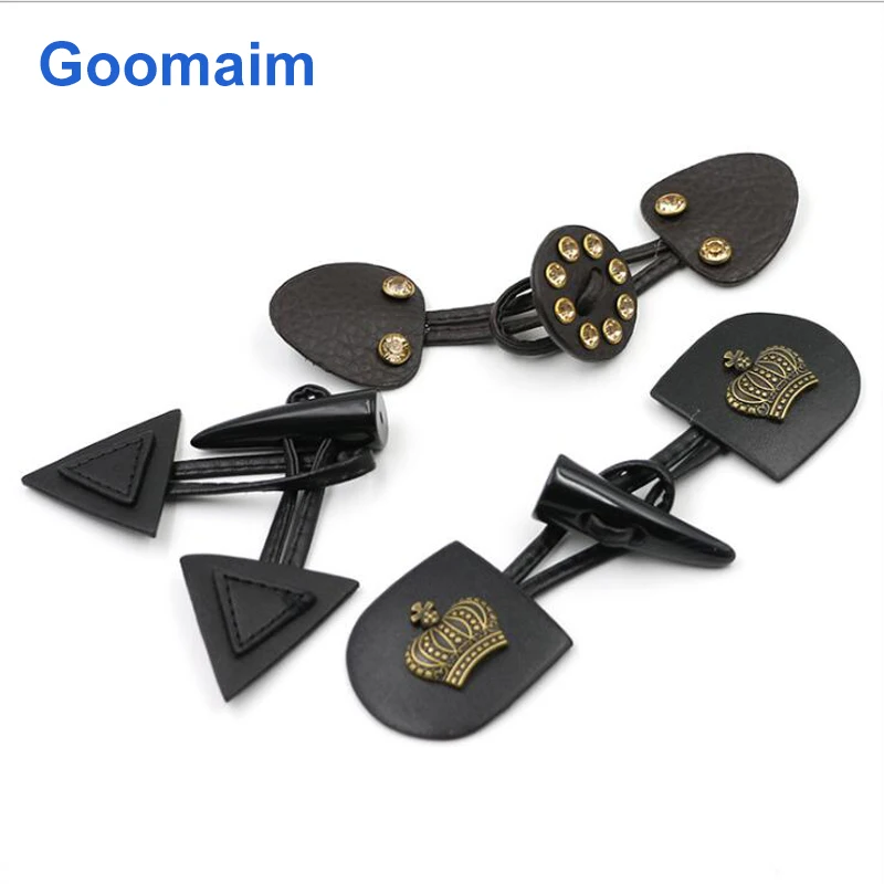 

20pcs fashion natural color leather buttons for jeans sewing shirt hexagonal buttons for knitwear children clothing