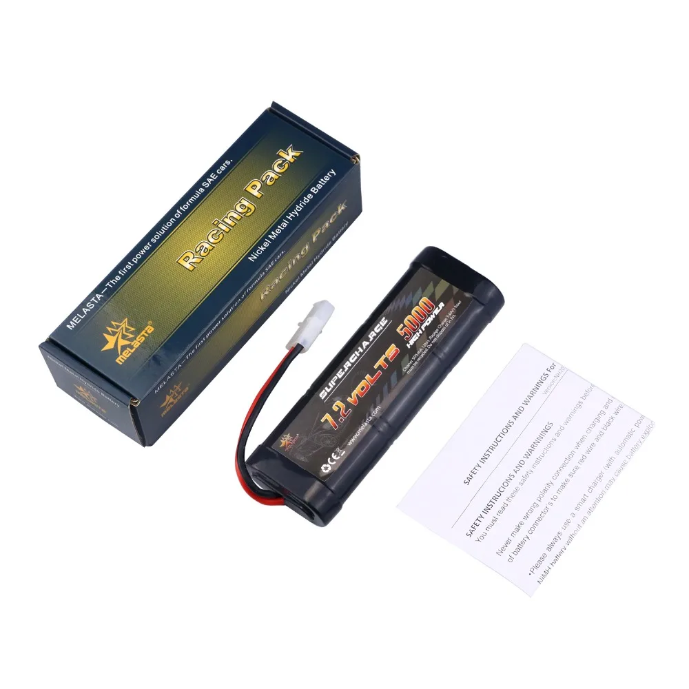 Сменный аккумулятор Melasta 7 2 V 5000mAh NiMH RC с разъемом разгрузки Tamiya для