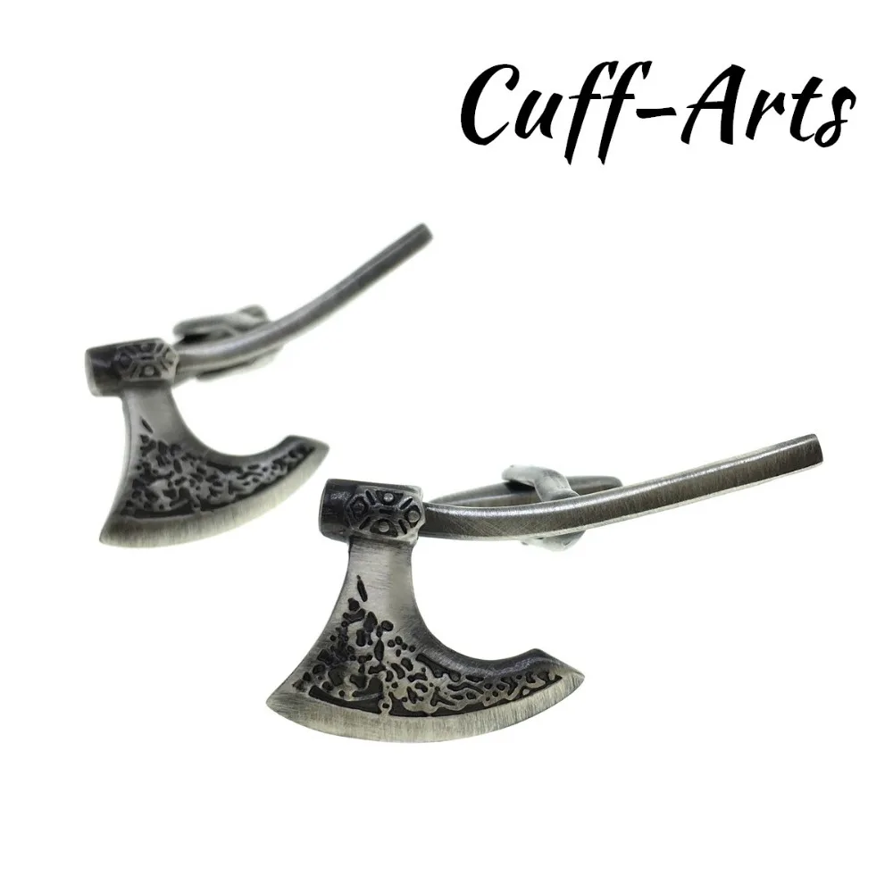 

Cuffarts Viking Battle Axe Museum Cufflinks Gentleman 2018 New Style Brass Men Cosplay Cuff Links Jewelry Men Cufflink C10165