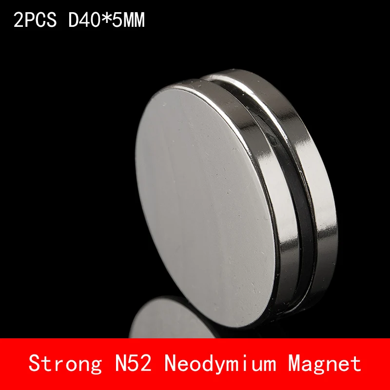 2 шт круглый D 40x5 мм N4 5 N 5 2 очень мощные неодимовые магниты N 5 2 Диаметр 40*5 мм