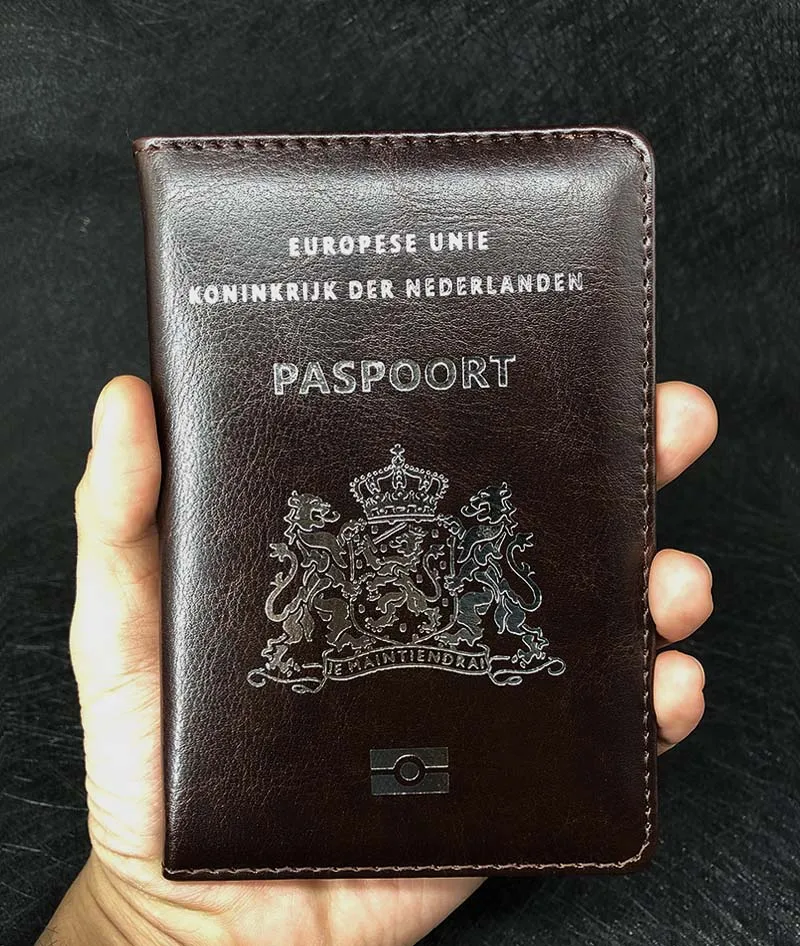 Слоновая кость Nederland Обложка для паспорта мягкая из искусственной кожи Nederland голландская Женская Обложка для паспорта Nederlanden netherland paspoортопедическая - Цвет: Слоновая кость