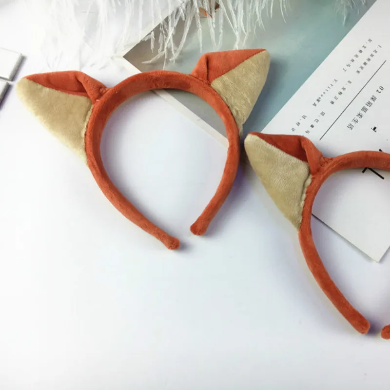 Милый обруч для волос с лисьими ушками супер милый головной убор взрослых