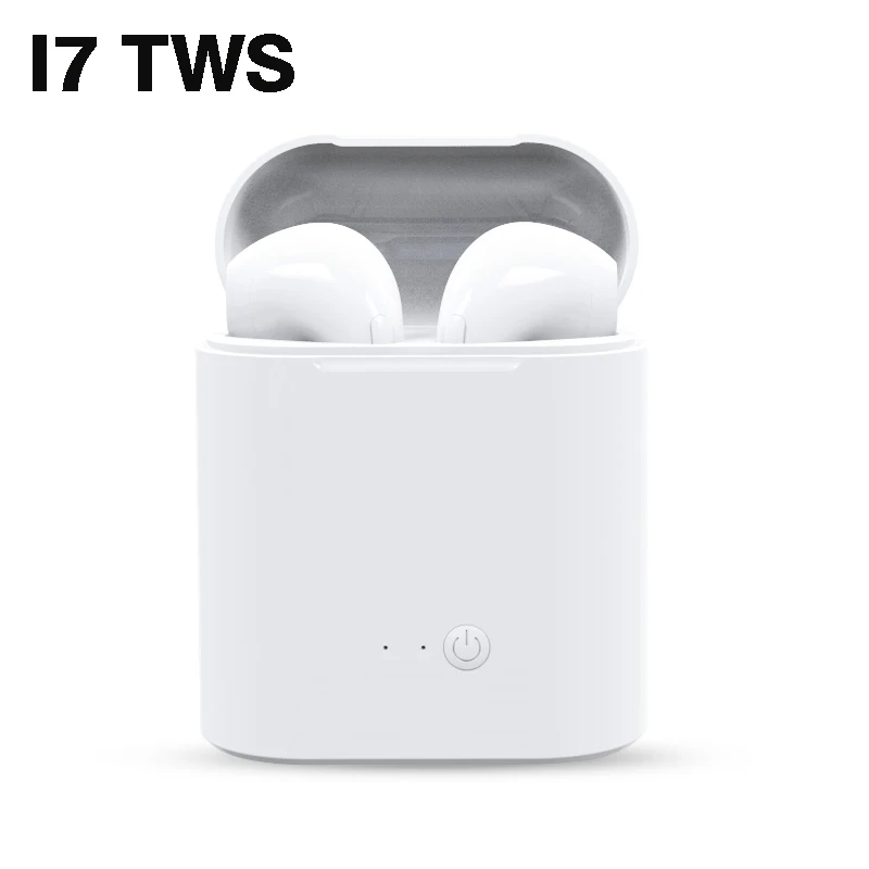 White I7S TWS беспроводные наушники Aerodes Cascos Inalambrico bluetooth-гарнитура беспроводные наушники для телефона - Цвет: White
