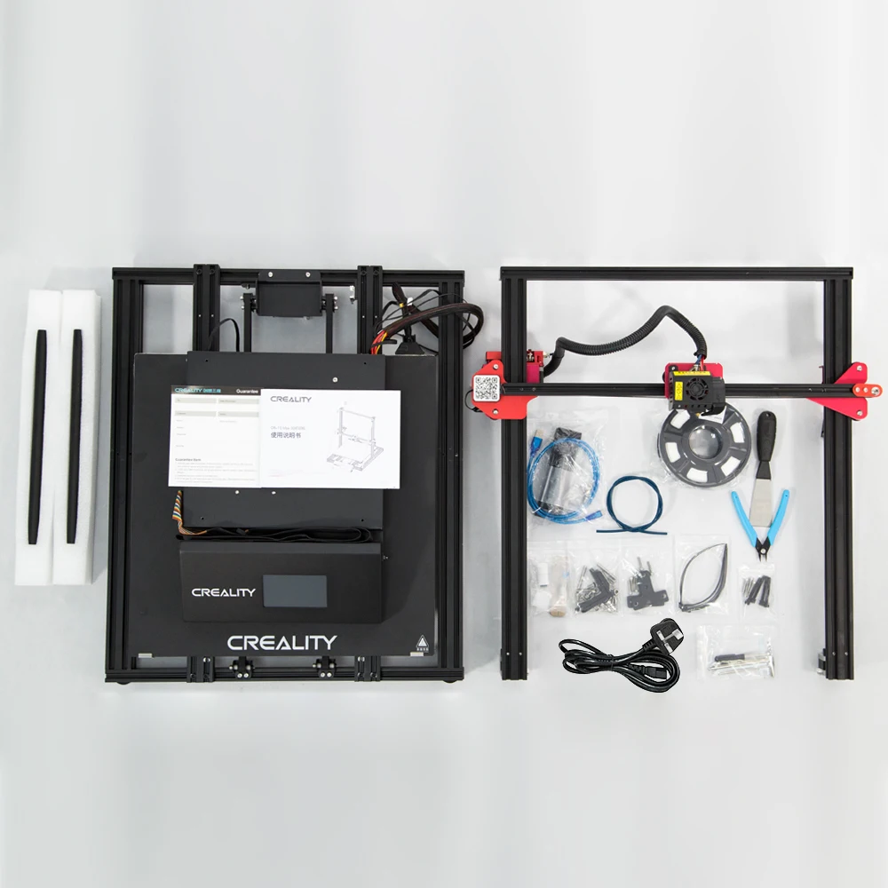 Creality 3D CR-10 Max настольный 3d принтер DIY Kit 450*450*470 мм Поддержка автоматического выравнивания печать с сенсорным экраном Тепло Кровать
