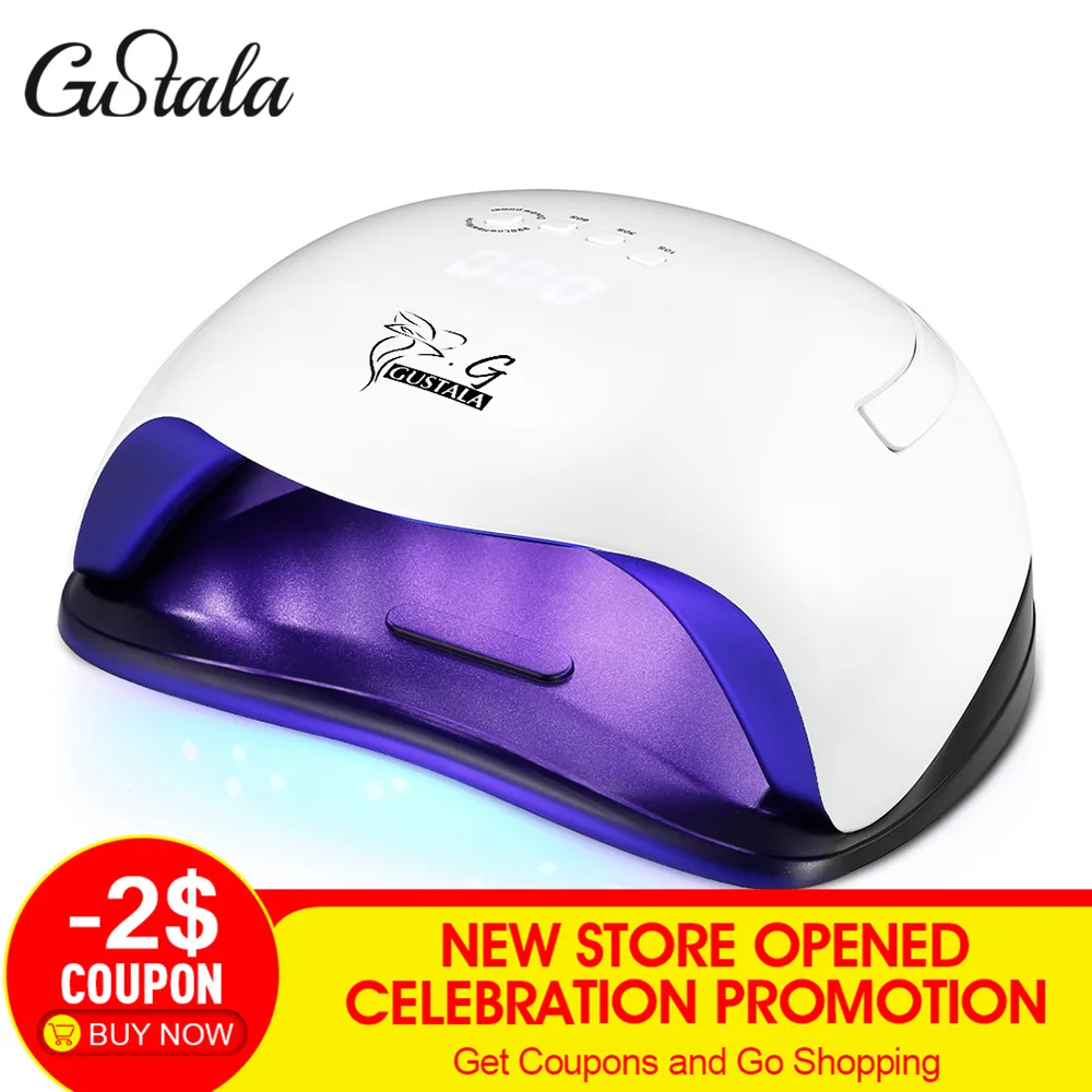 Gustala Sun X5 лампа для ногтей 48/54 Вт УФ светодиодная Сушилка 36 светодиодных ламп с