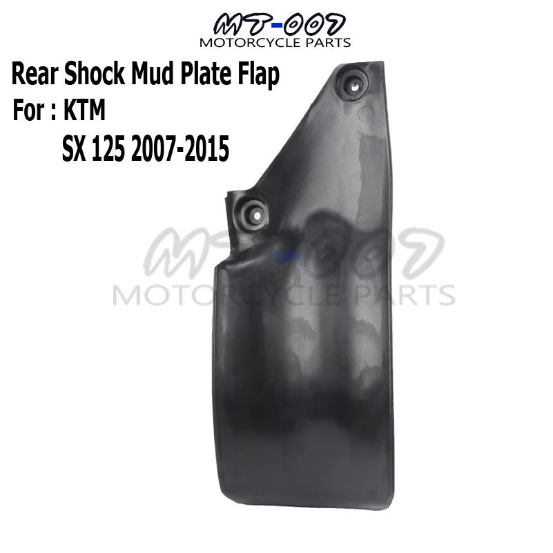 

Black Rear Shock Guard Mud Flap Plate For 125 SX 2007-2015 plastic motorcycle free shipping