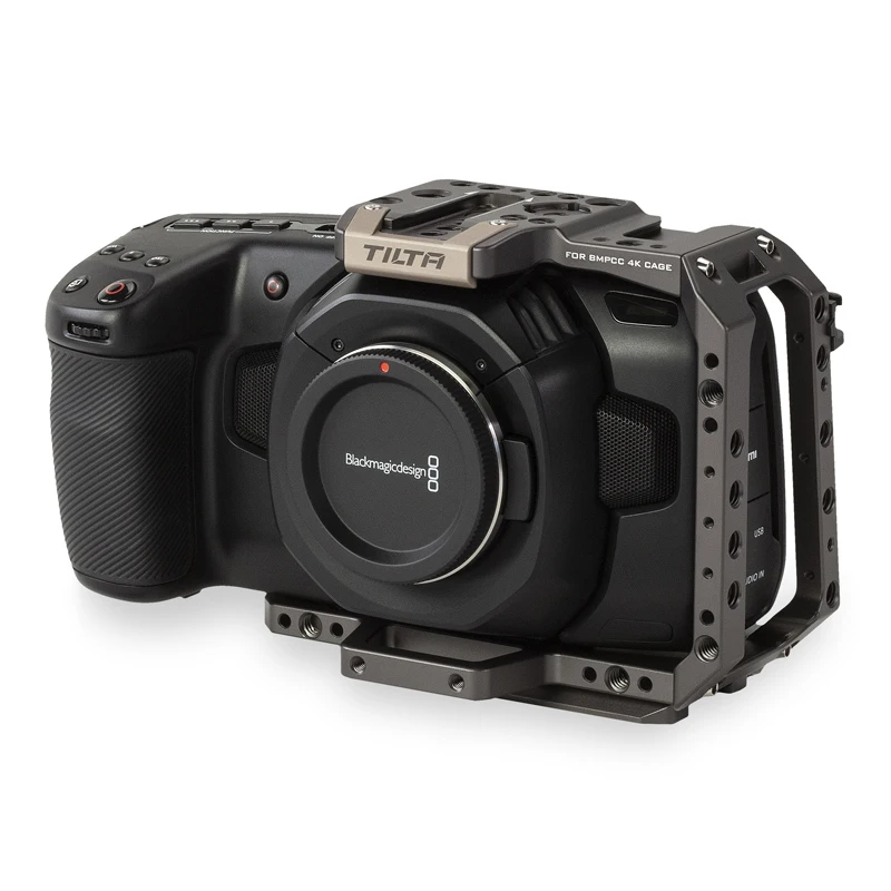 Клетка TILTA BMPCC 4K 6K наполовину клетка для цифровой зеркальной камеры BMD BlackMagic Pocket