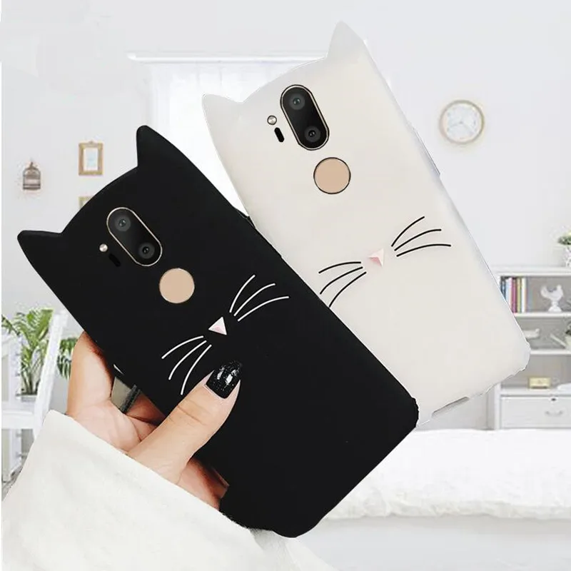 3D силиконовый чехол с изображением кота из мультфильма и чехол для LG G7 G6 V20 30 чехол для LG Stylus 3 Stylo 4 K10 Pro LS777 K4 K8 K10 M250N X400 K20 Plus Fundas